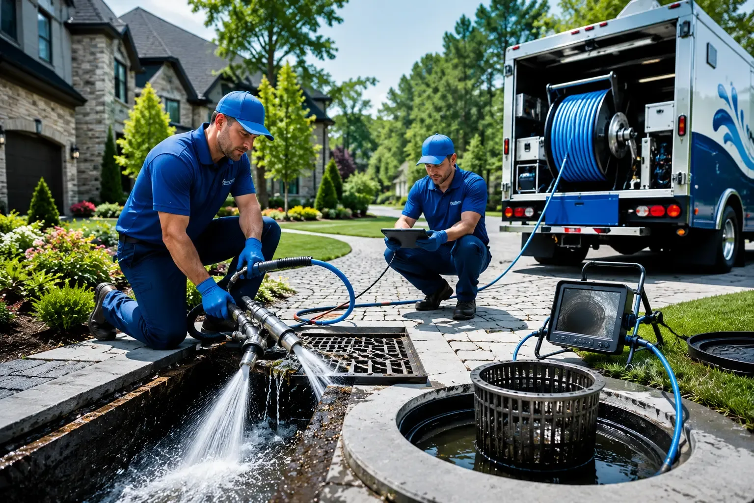 Local outdoor drain cleaning professionals in New Roads, LA